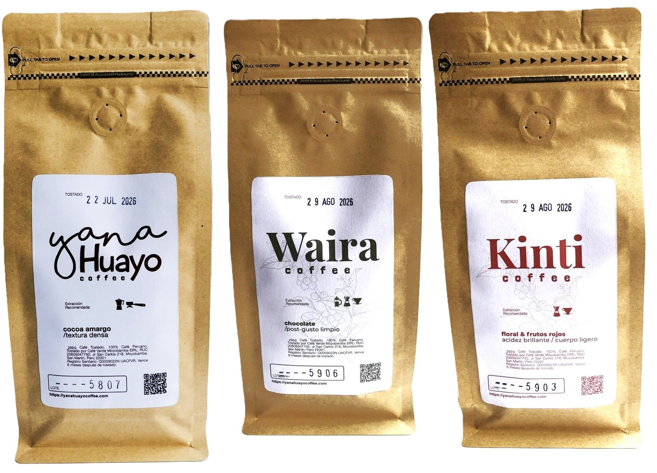 YANAHUAYO TRIFECTA + BONUS! | Value Pack of 4 Bags, 1 kg Total (Buy 4 Bags and Save!)