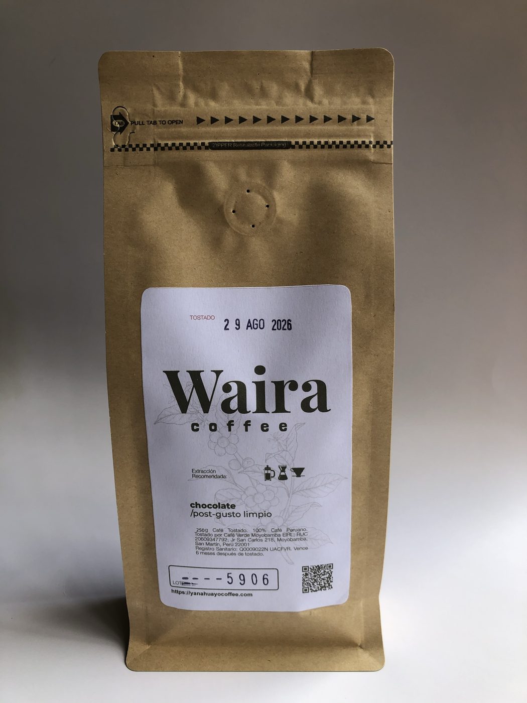 WAIRA - Super Fresh, Single Estate Coffee from Amazonas, in the Andes Mountains of Peru!